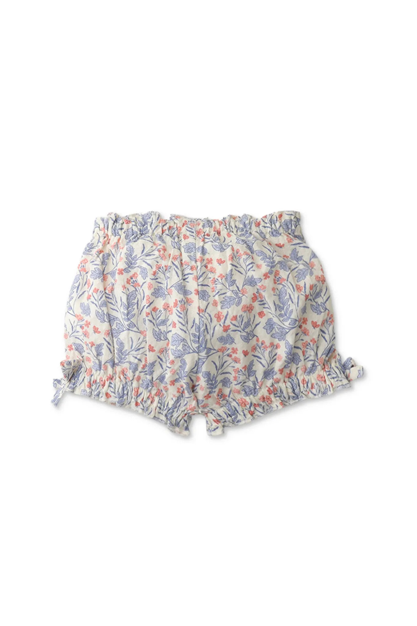 Gingersnaps Floral Printed Bloomers with Ribbon