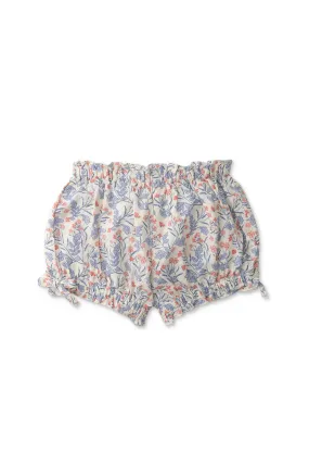 Gingersnaps Floral Printed Bloomers with Ribbon