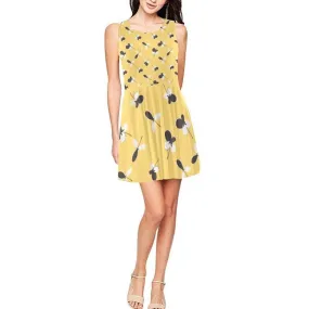 Golden Meadow Thea Sleeveless Skater Dress