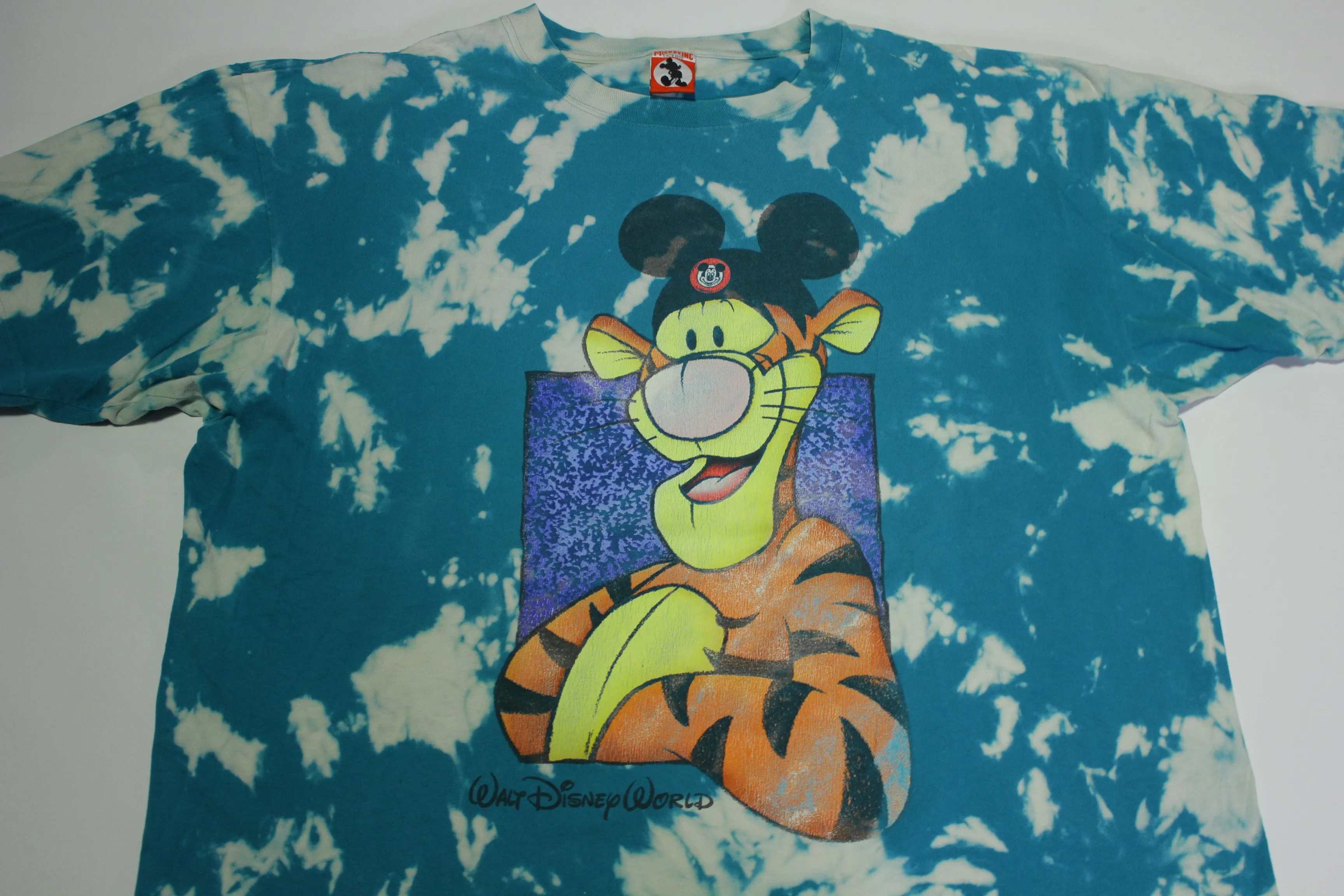 Goofy Mickey Mouse Club Vintage Y2K Tie Dye Mickey Inc Disney T-Shirt