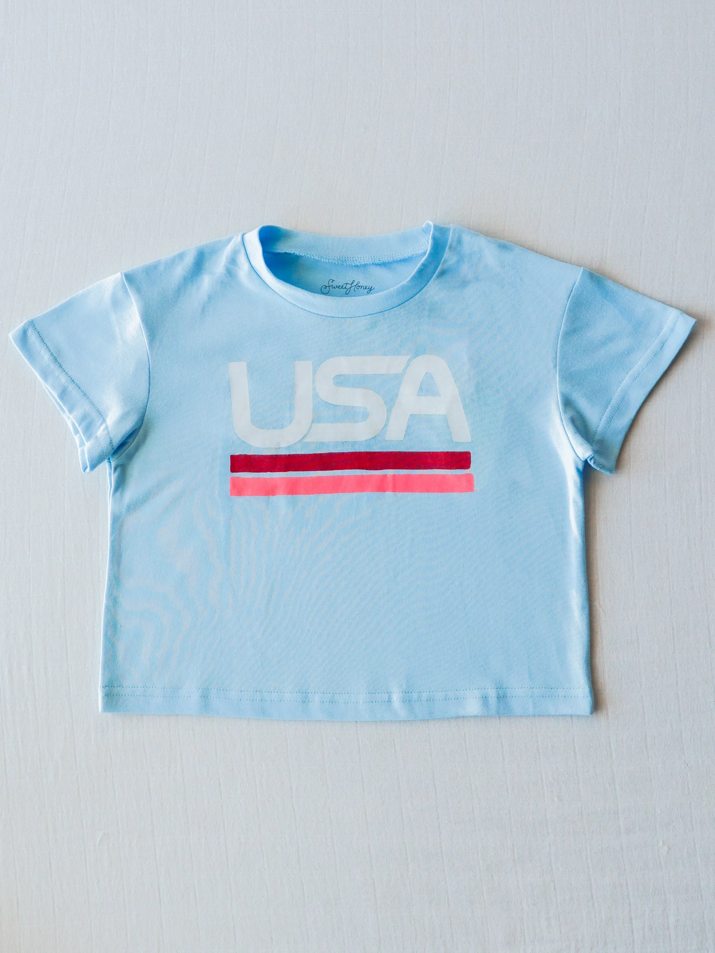 Graphic Tee - USA Blue