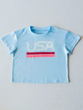 Graphic Tee - USA Blue