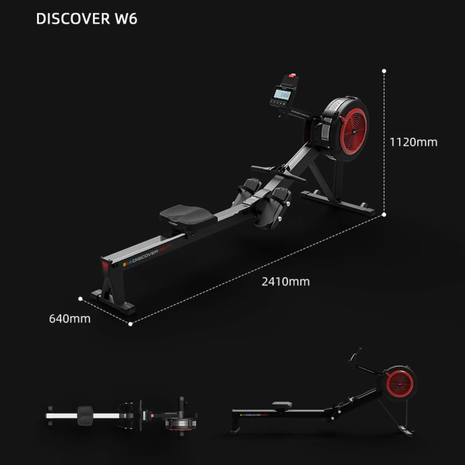 HARISON DISCOVER W6 AIR ROWING MACHINE