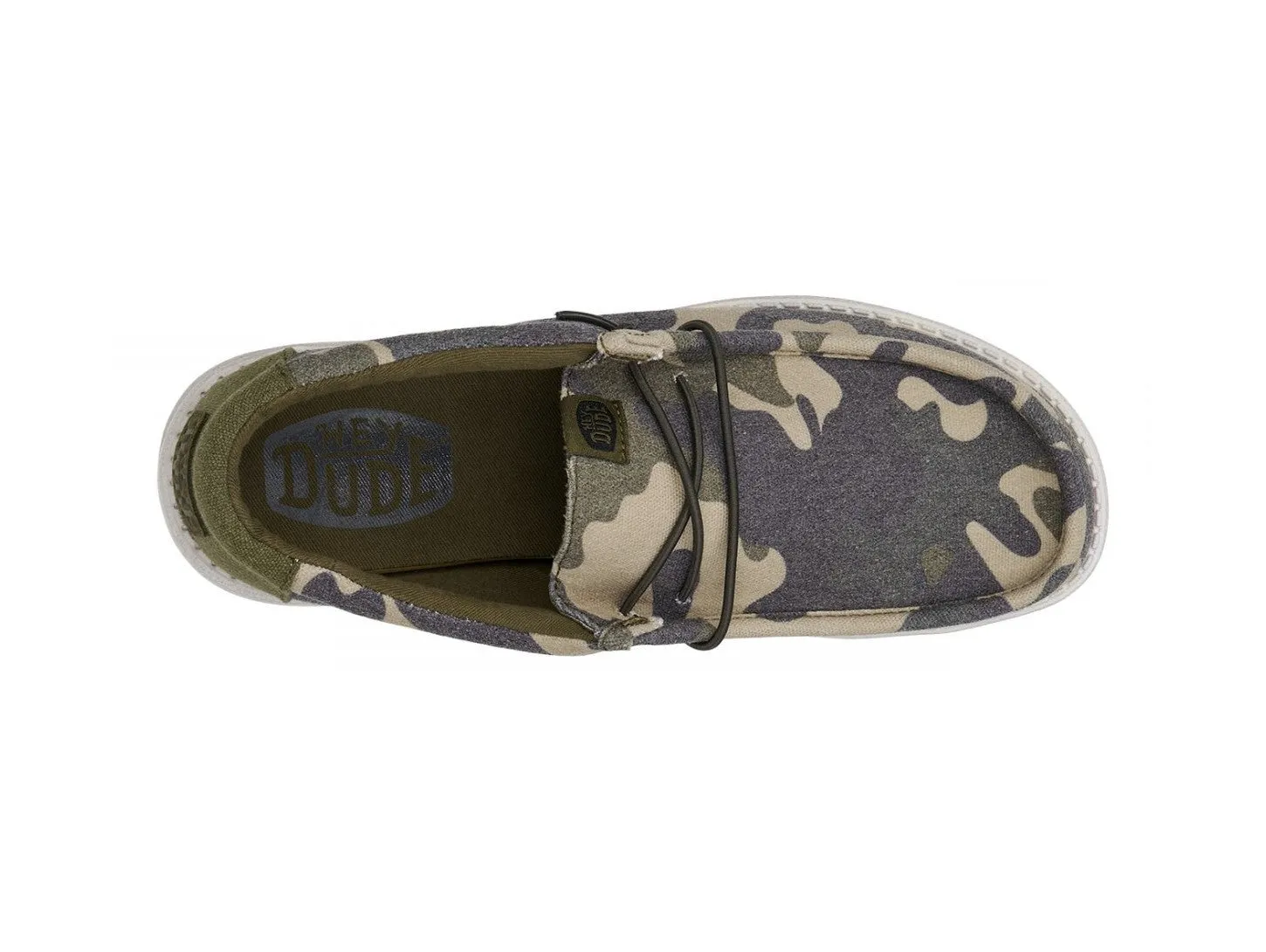 Hey Dude Wally Washed Scarpe Uomo Estive Tessuto Camouflage