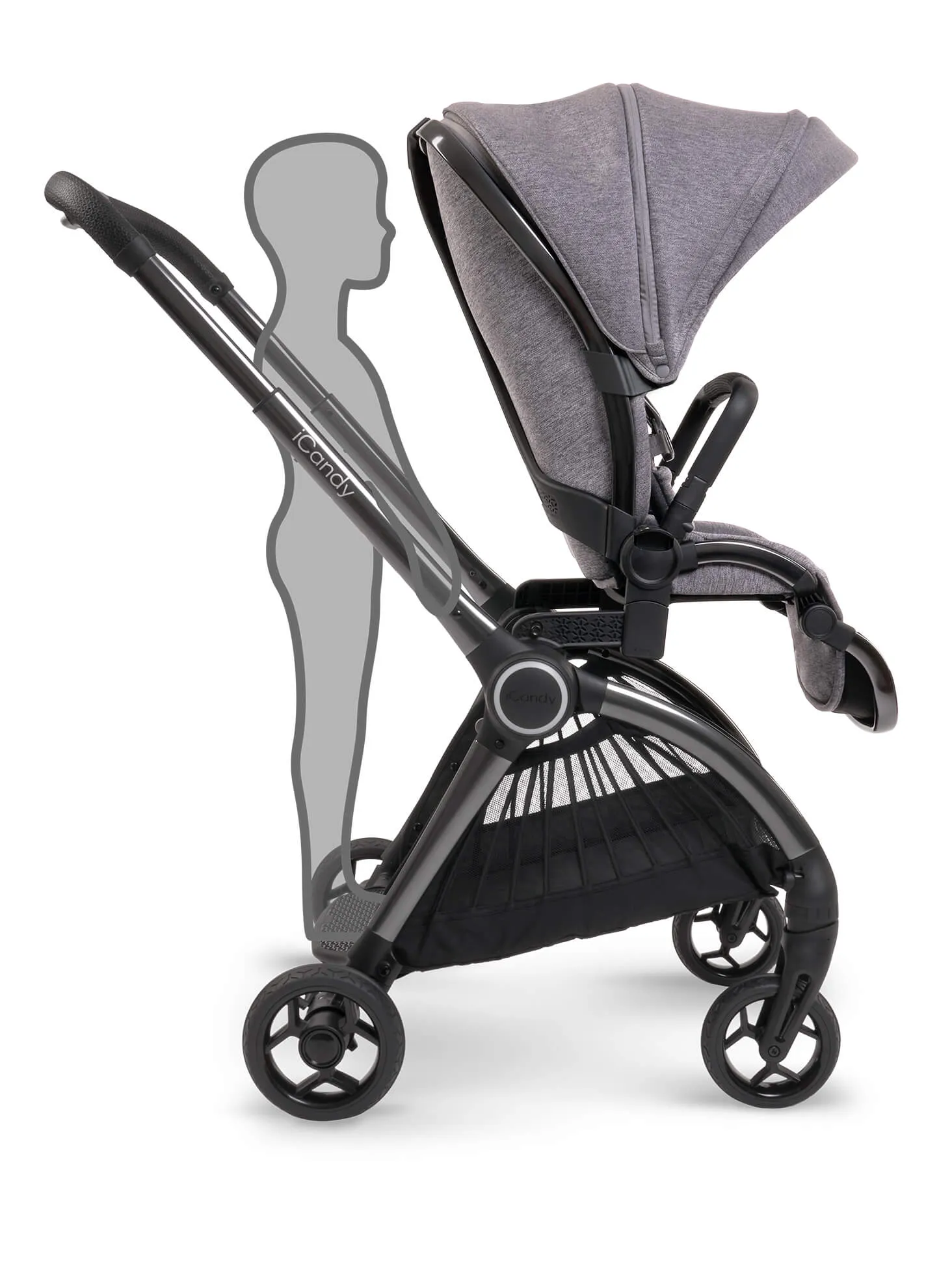 iCandy Core Cloud T Complete Travel System - Light Grey