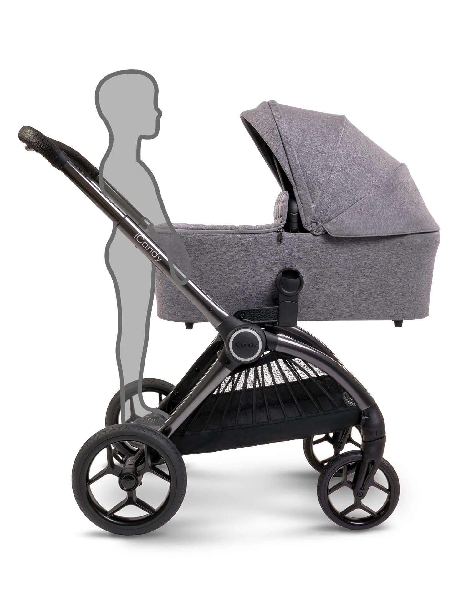 iCandy Core Cloud T Complete Travel System - Light Grey