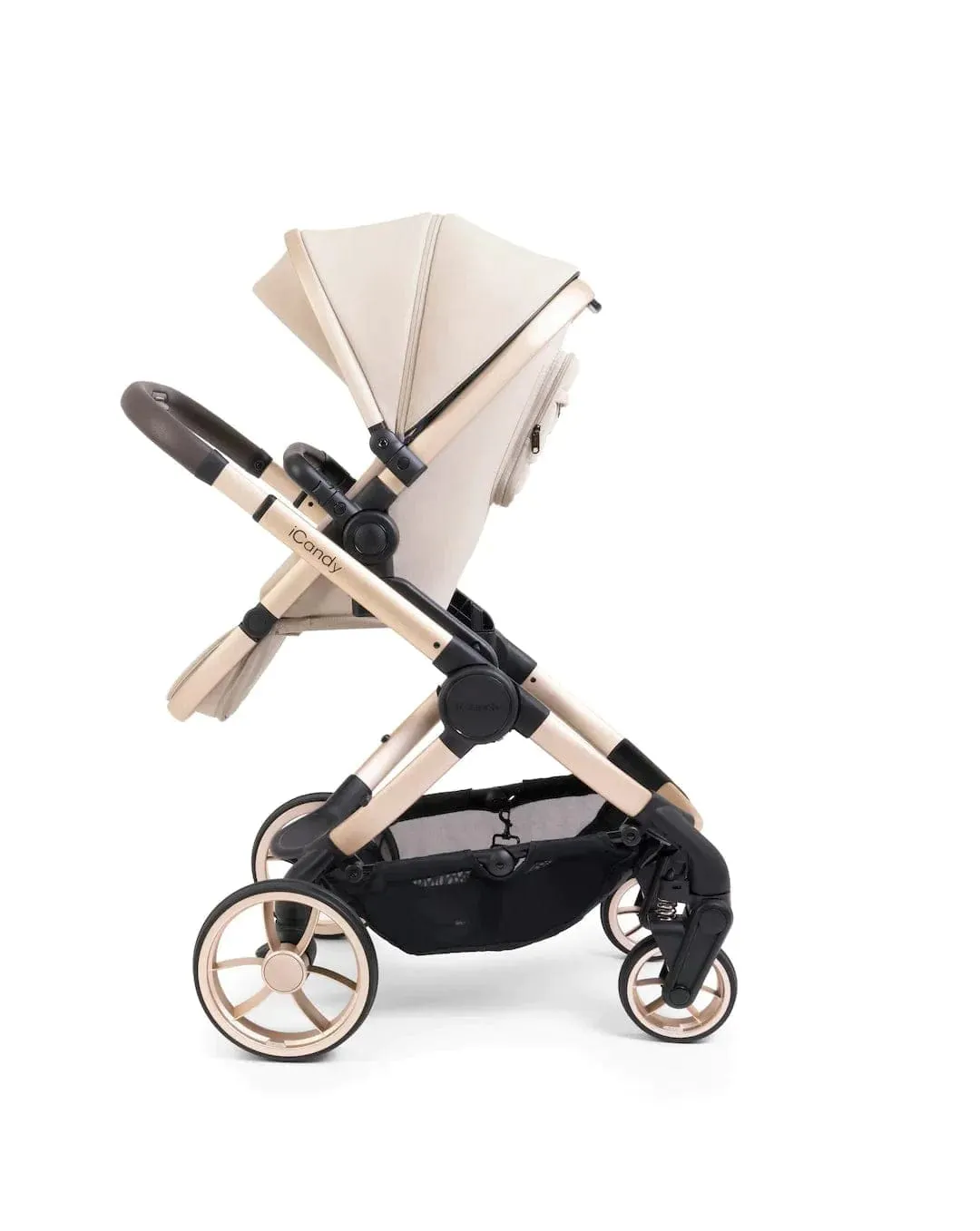 iCandy Peach 7 Cybex Cloud T Plus Complete Travel System Bundle - Biscotti