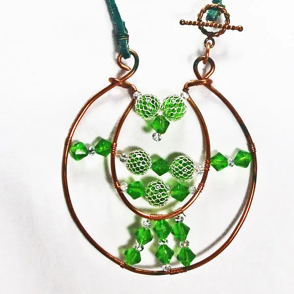 Idumea Beaded Wire Design Jewelry Necklace