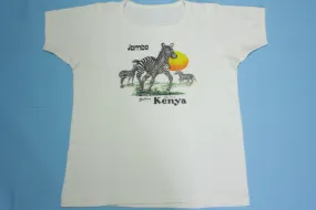 Jambo Kenya Africa Vintage 80's Zebras Kall Kwik Women's T-Shirt