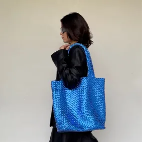 Joie Tote  In Electric Blue