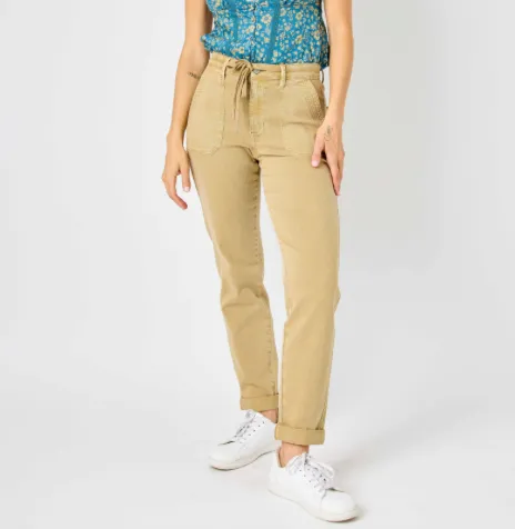 Judy Blue Khaki Cuffed Jogger