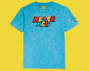 KA Big Logo Blue Mineral Wash T-Shirt