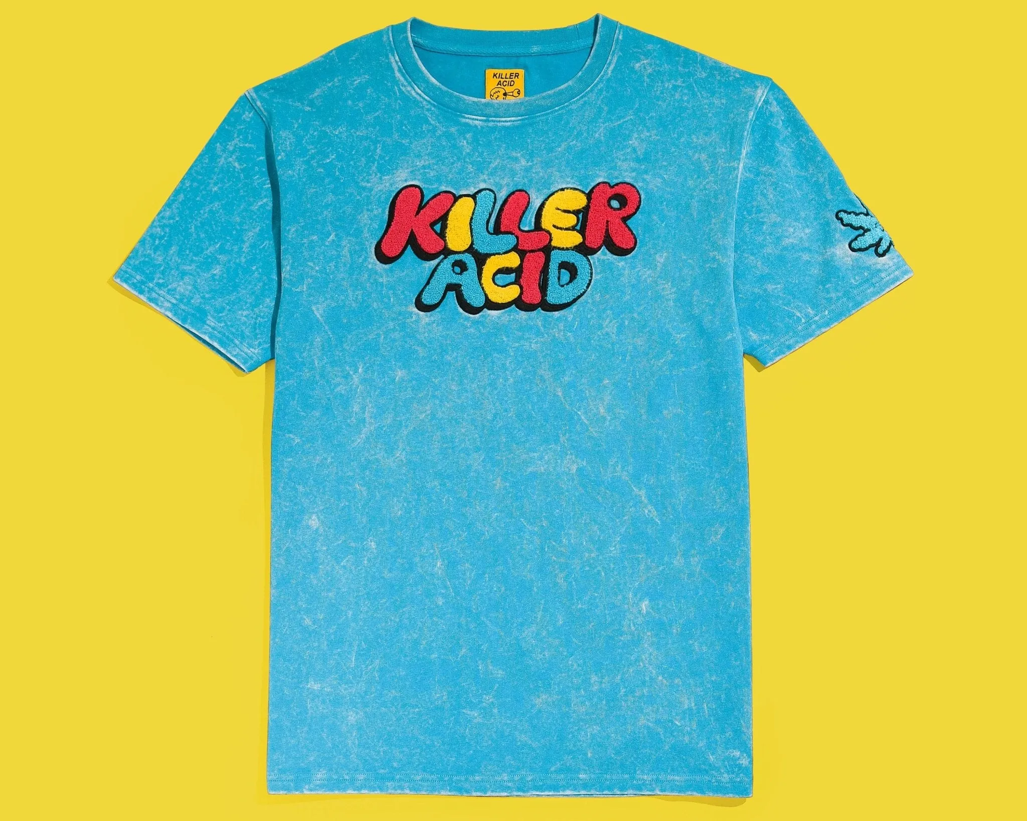 KA Big Logo Blue Mineral Wash T-Shirt