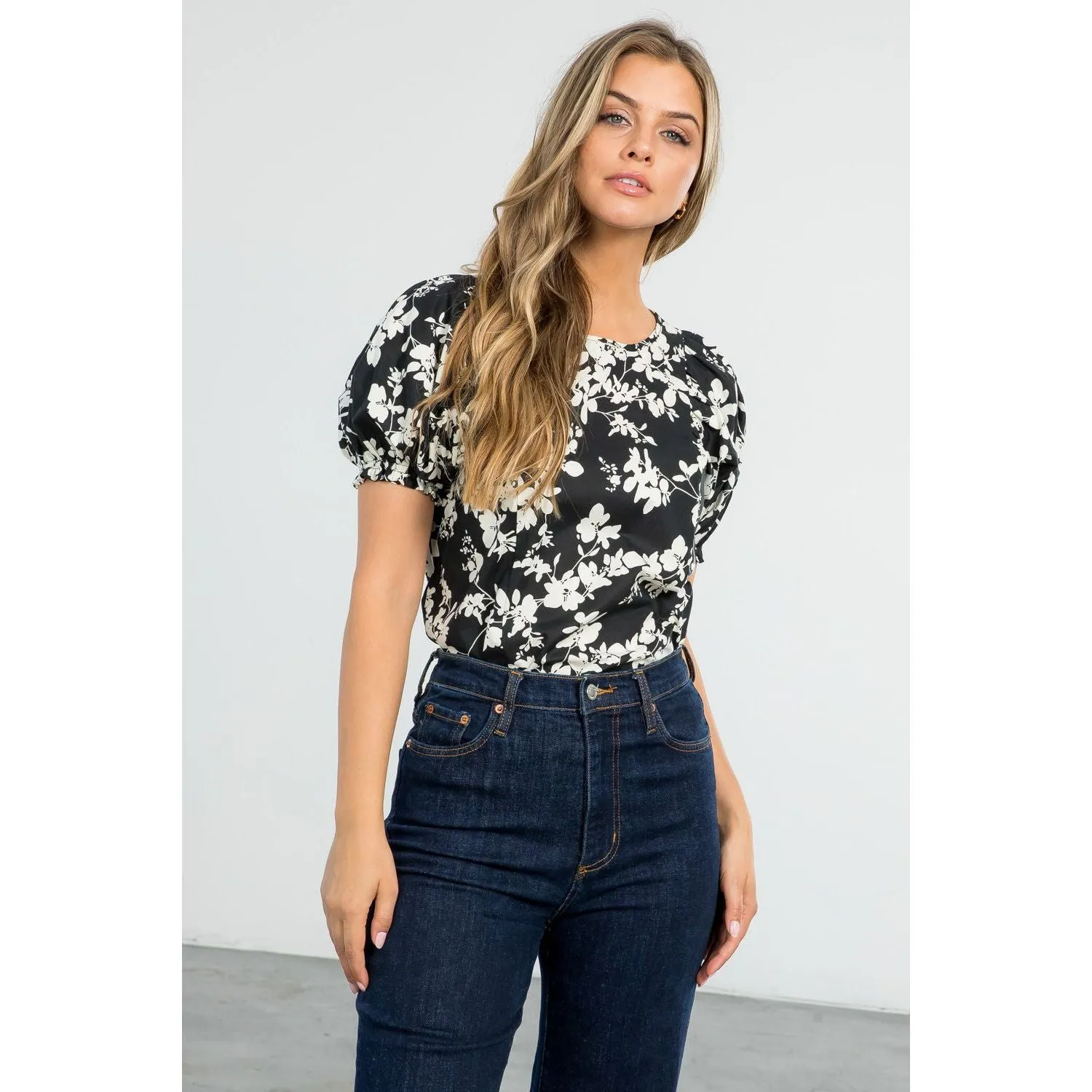 Kara Floral Print THML Top-SALE