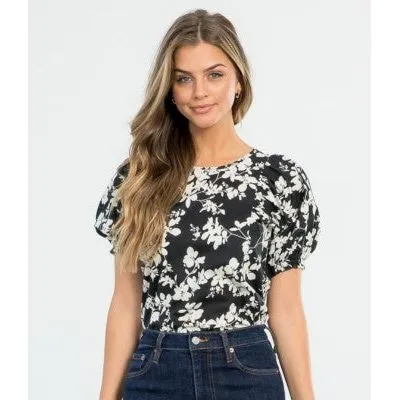 Kara Floral Print THML Top-SALE