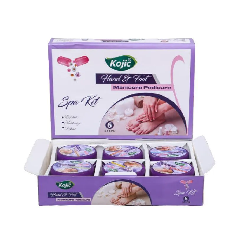 Kojic Manicure & Pedicure Spa Kit Hand & Foot Spa Kit Herbal Formula