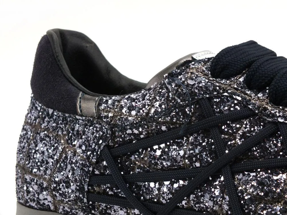 LAKE Mr. Big Glitter Sneaker Running Blue C12-GLI