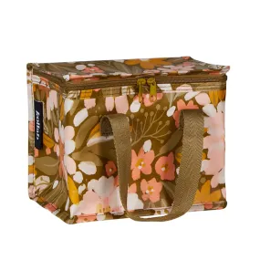 Lunch Box - Khaki Floral