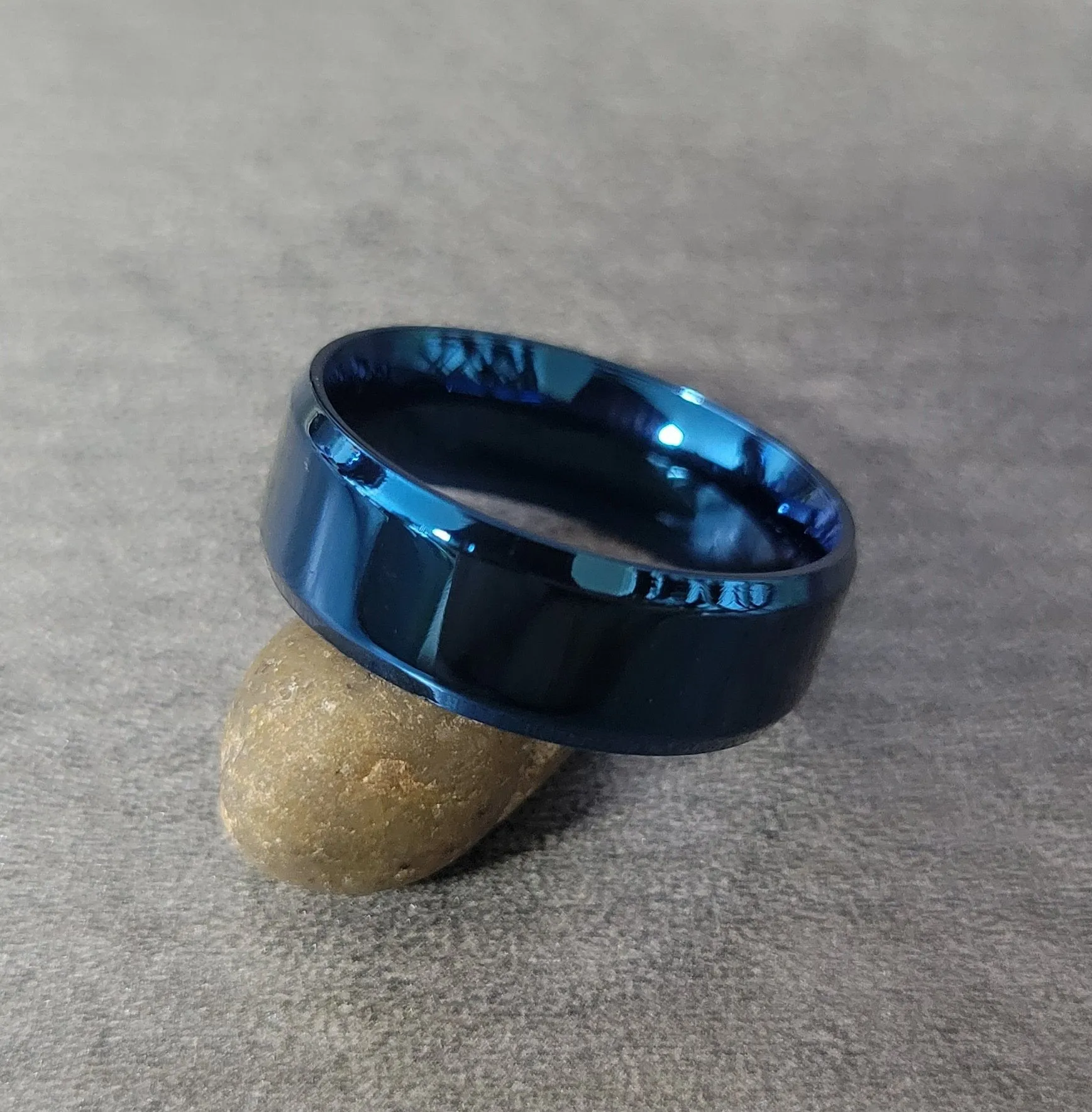 Men's Custom Engraved Promise Ring - Personalized Handwriting Ring For Guy's