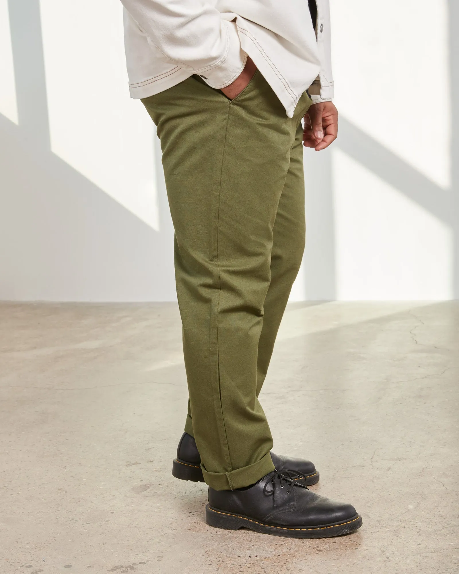 Natural Canvas Pull-On Chino