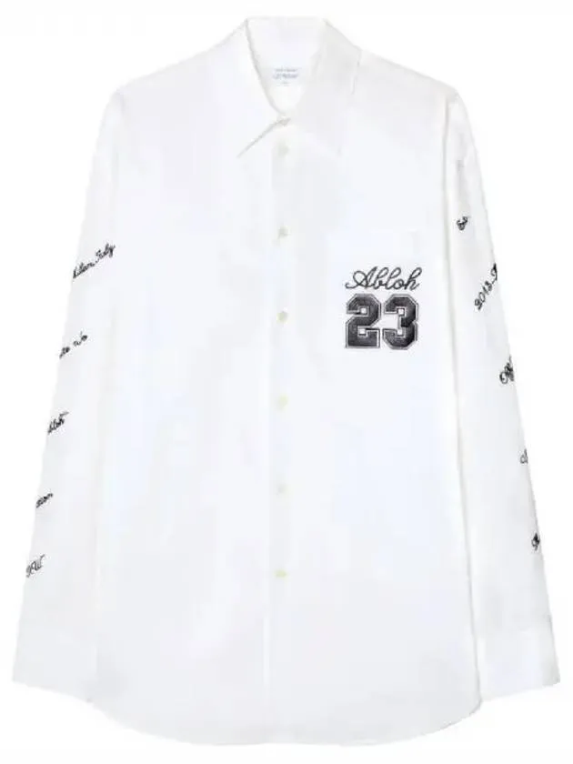 Off White 23 Skate Logo Cotton Shirt 271534