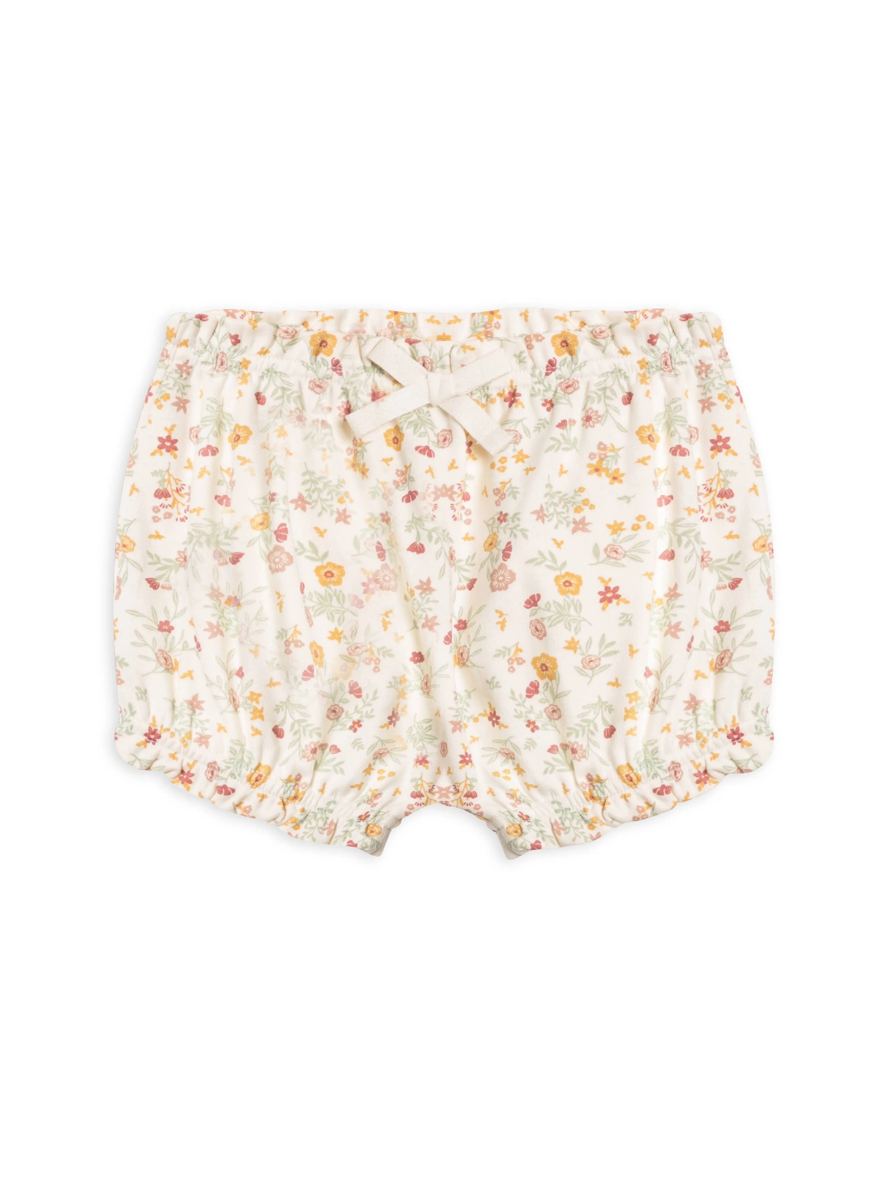 Organic Cotton Baby June Ruffle Bloomer - Bianca Floral Berry