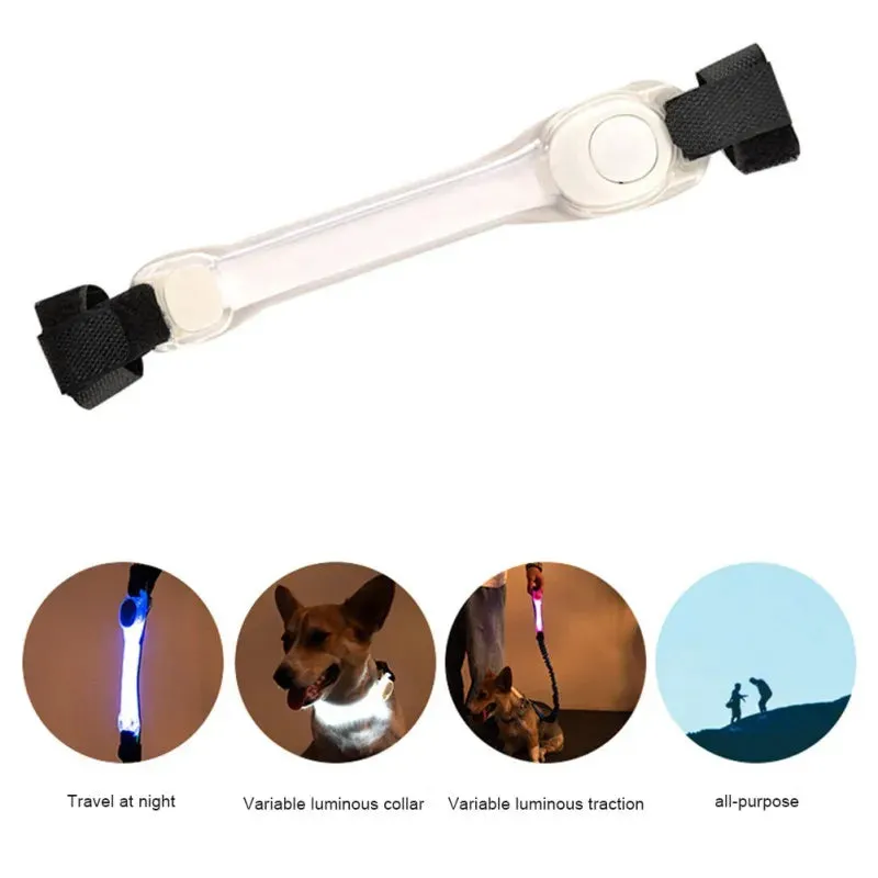 panDaDa Luminous Dog Collar Led Collar Avoid accidents Multifunction Pet Dogs Puppy Accessories For Small Large Dog Supplies