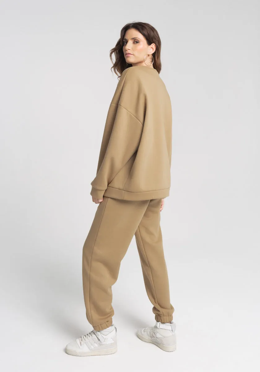 Pantalon Sweat VASCO Camel