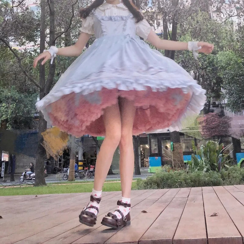 Rainbow Lolita Tutu Skirt AD12246