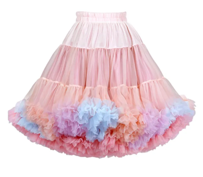 Rainbow Lolita Tutu Skirt AD12246