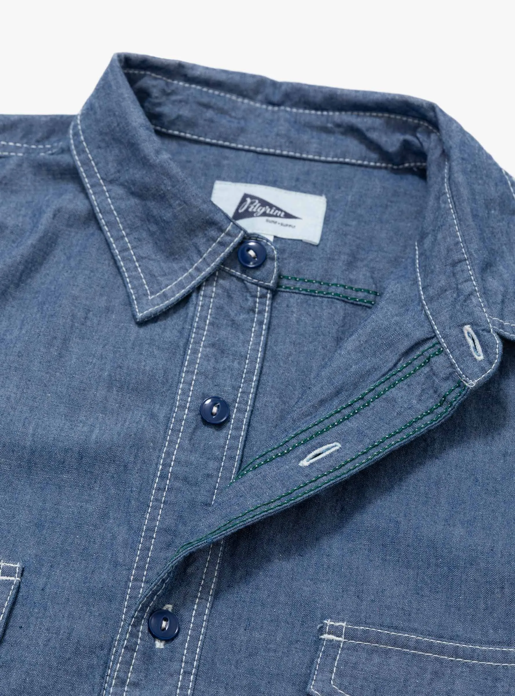 Rucker Chambray Shirt Blue