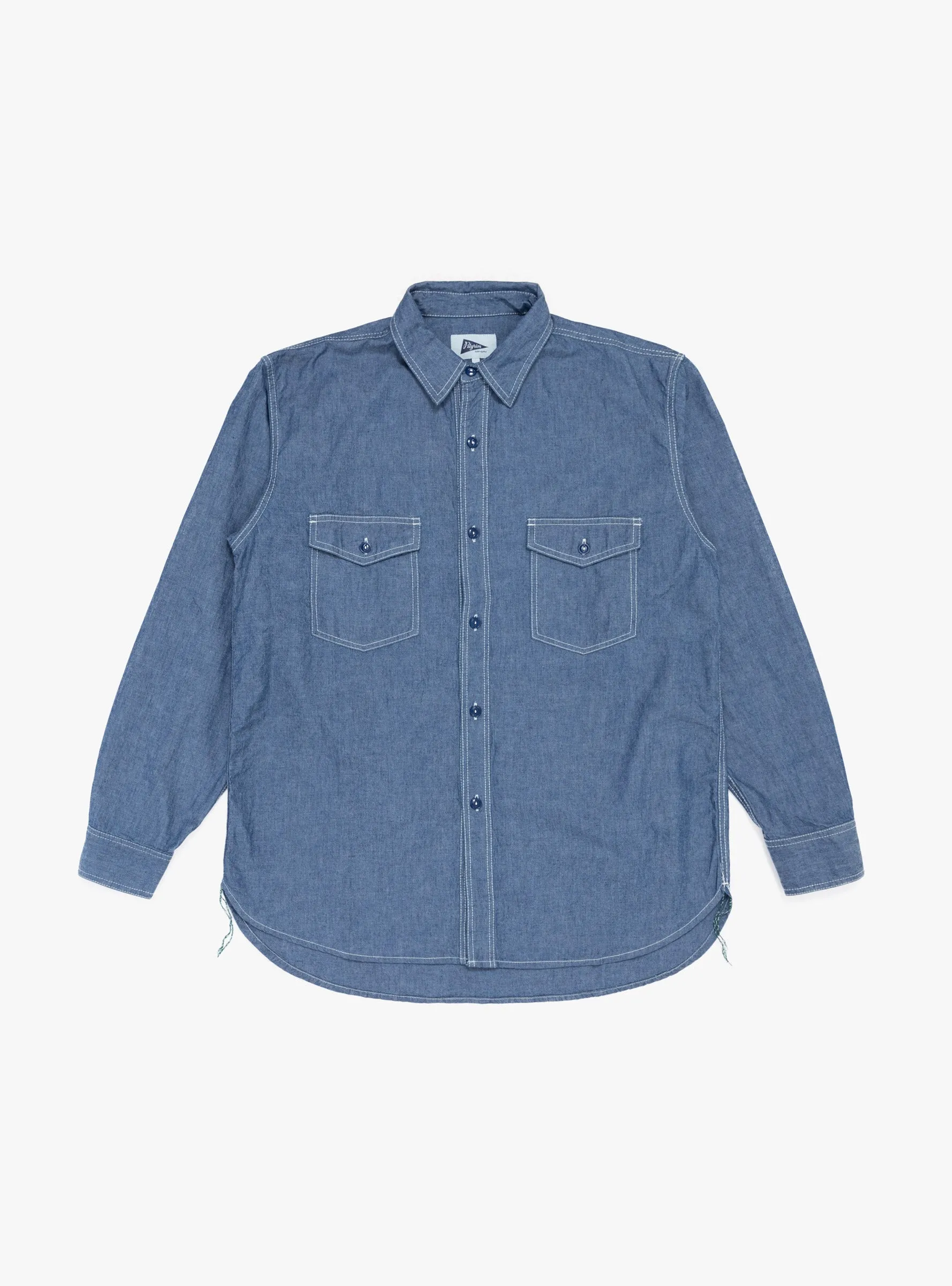 Rucker Chambray Shirt Blue