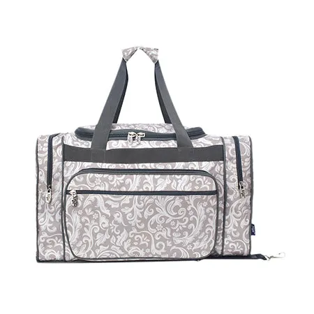 SALE! Floral Vines Canvas 20 Duffle Bag