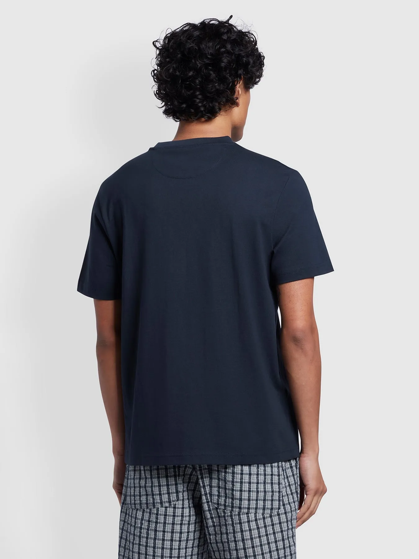 Stacy Regular Fit Pocket Short Sleeve T-Shirt In True Navy