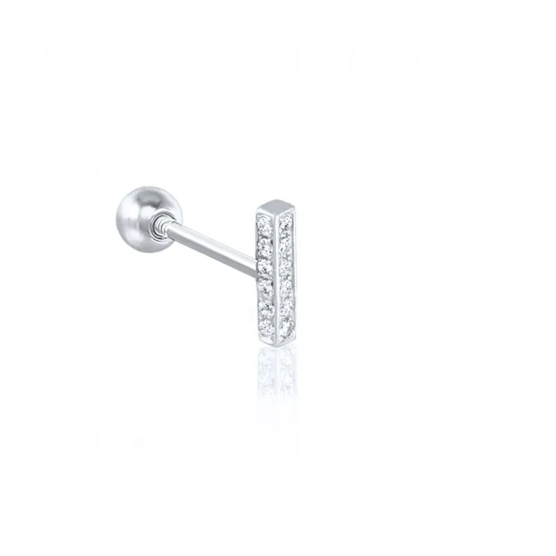 Sterling Silver Thread Earrings For Women