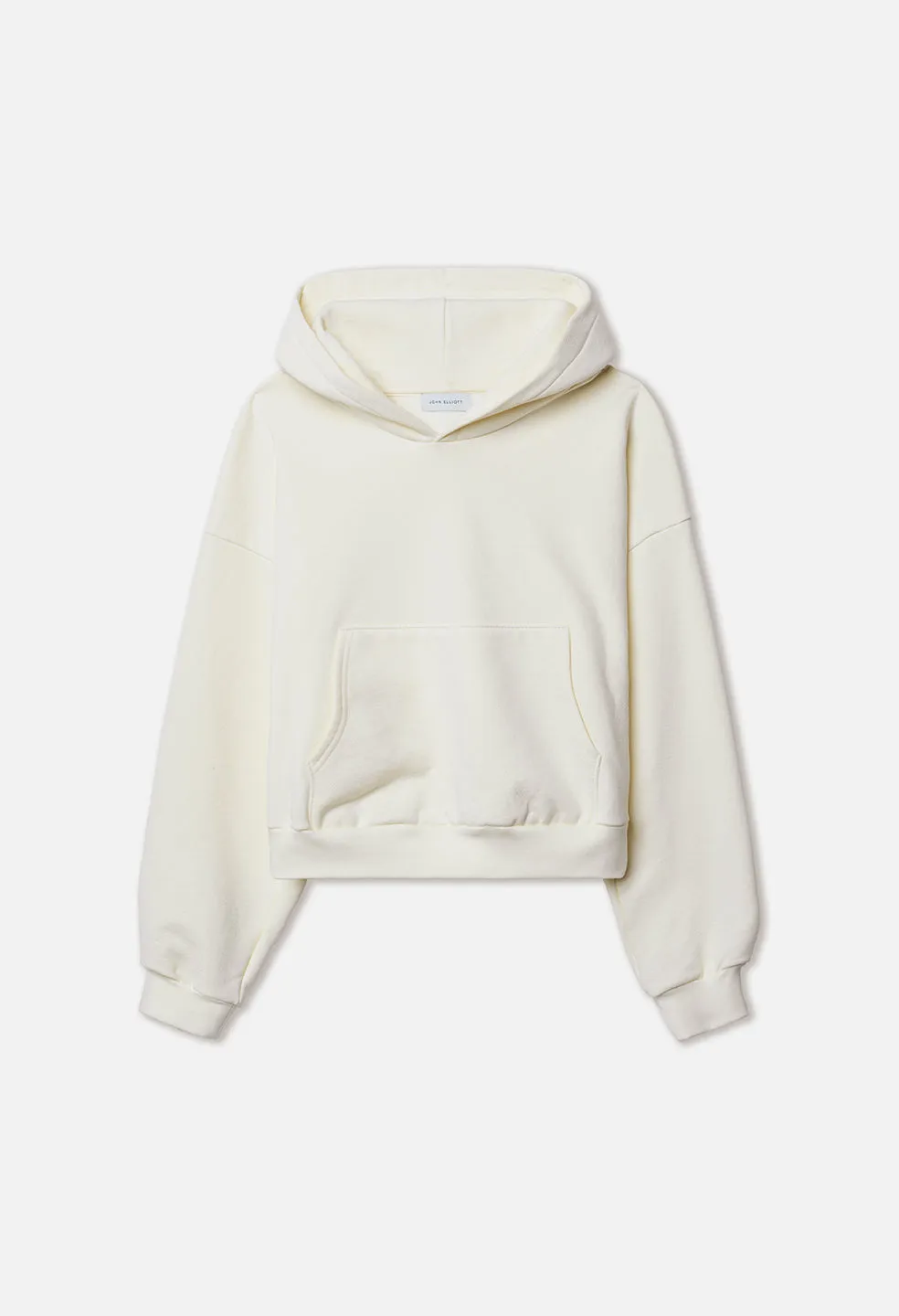 Studio Fleece Tilted Hoodie / Salt