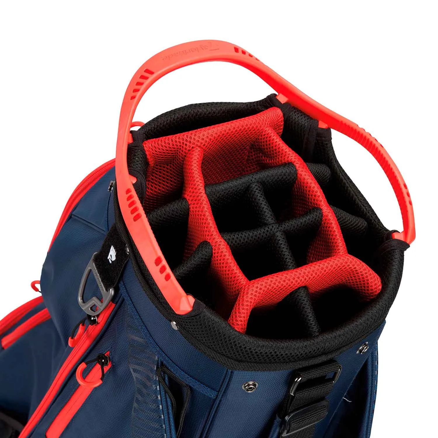 TaylorMade Pro Cart 2023 Golf Bag - Navy/Red