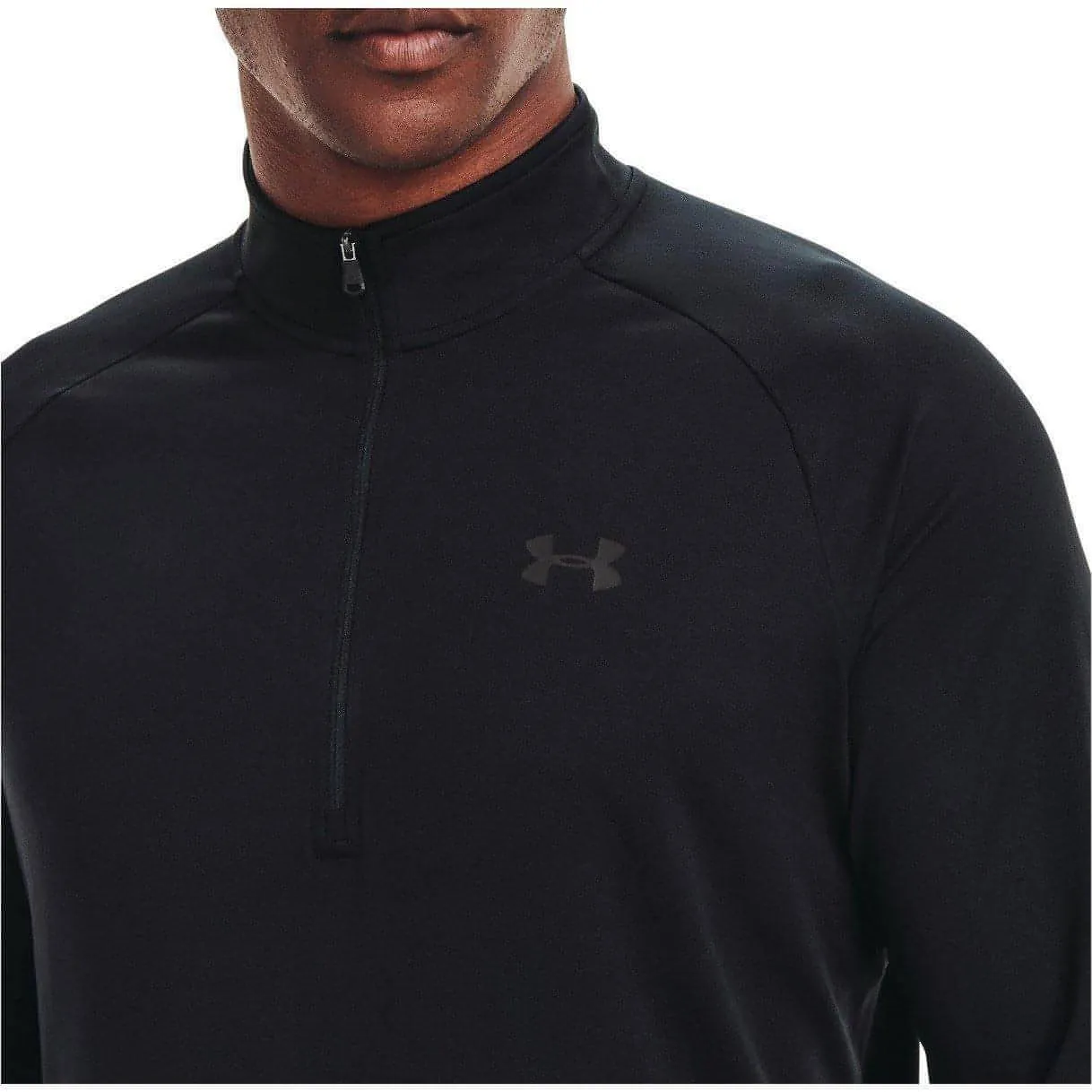 Under Armour Tech Half Zip Long Sleeve Mens Training Top - Black