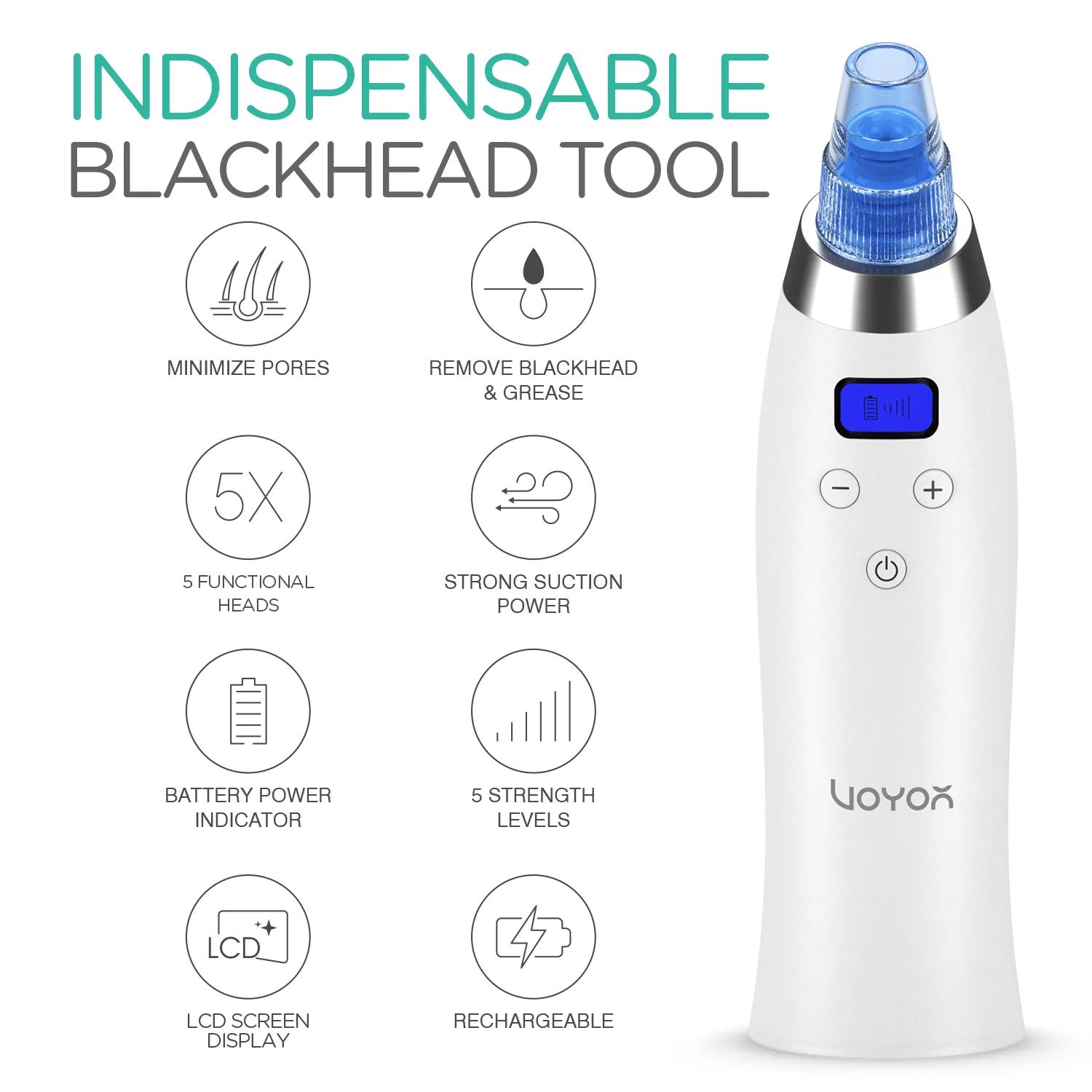 VOYOR blackhead vacuum pore cleanser BR610