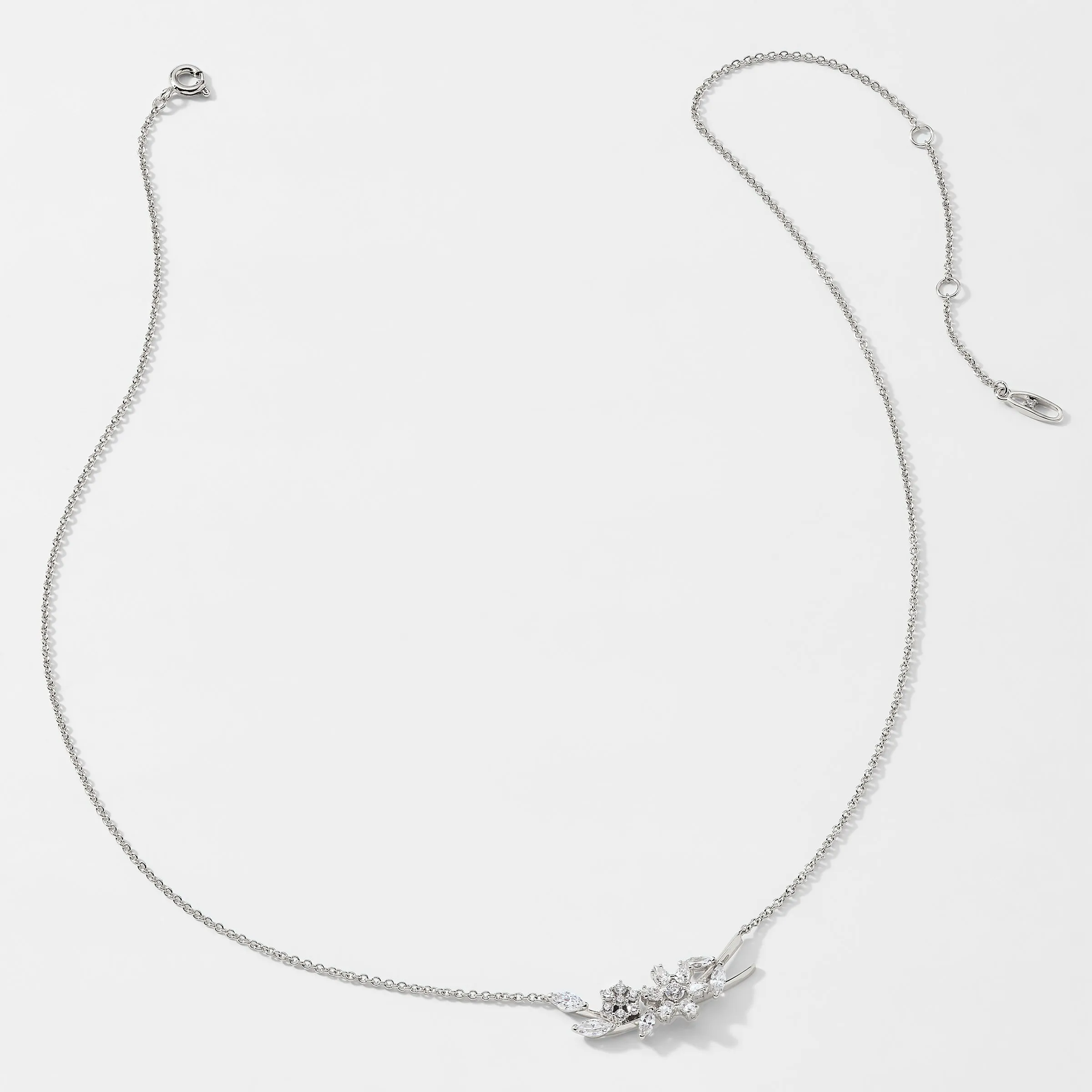 WILDFLOWER MINI SPRAY CZ NECKLACE