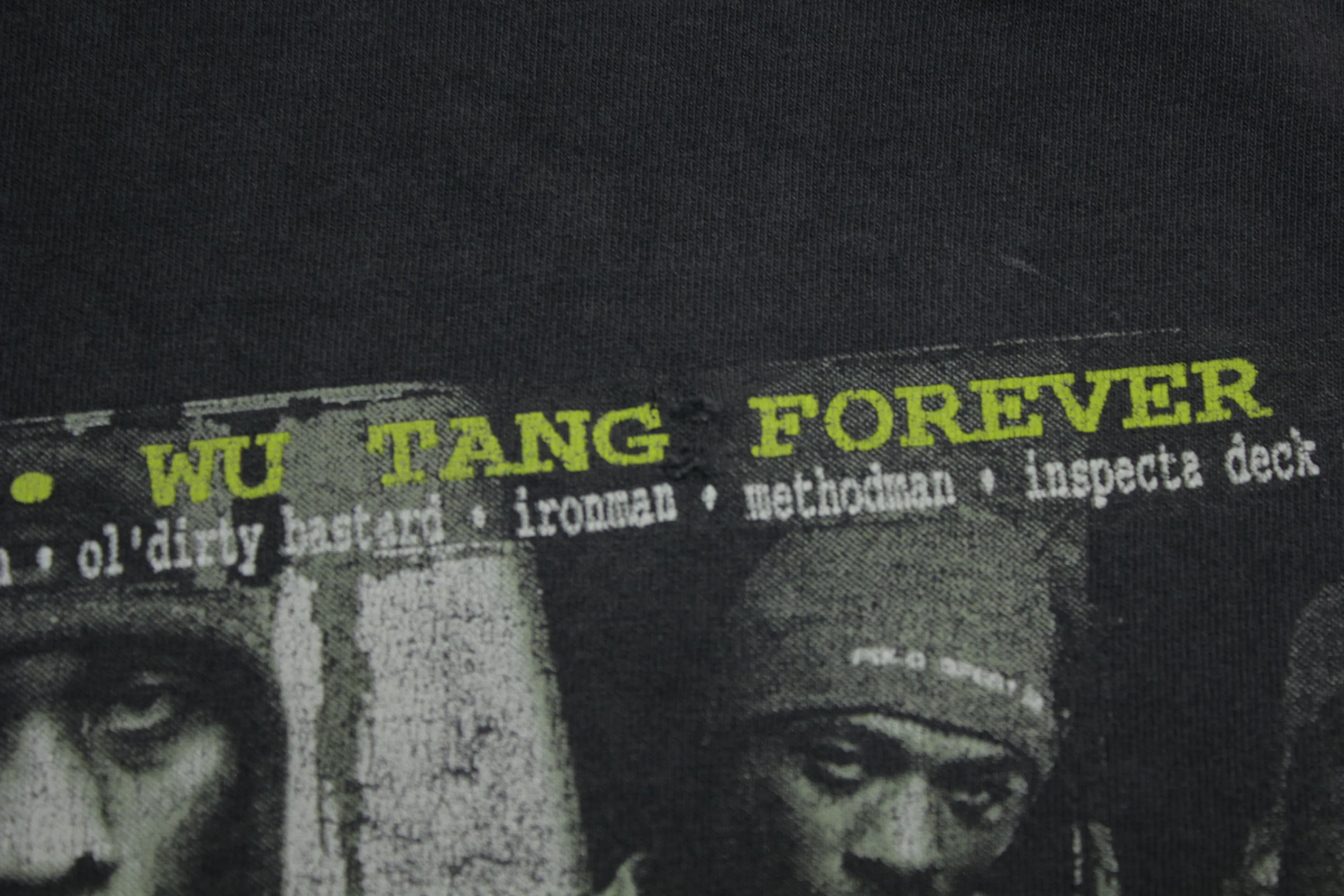 Wu-Tang Clan Forever Original 90's Polygram Ol' Dirty Bastard Method Man Vintage Rap Tee T-Shirt